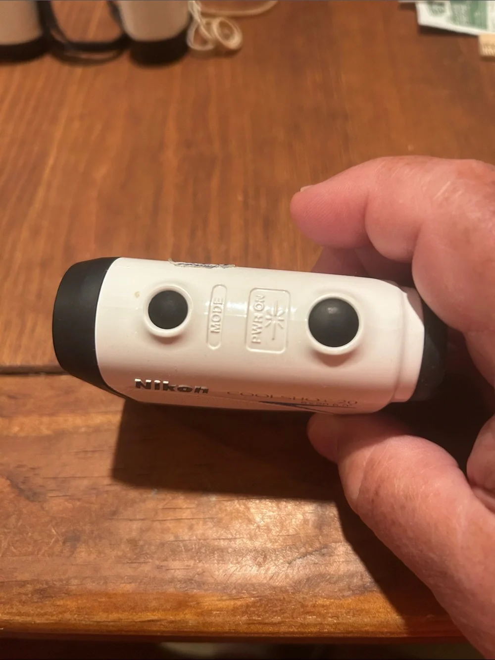 Nikon COOLSHOT 20 Rangefinder - White with Black and Blue Accents